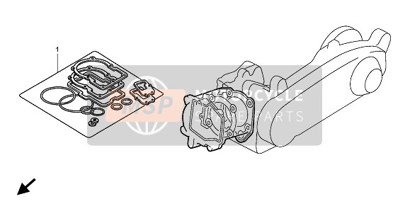 Honda SH300A 2010 EOP-1 Gasket Kit A for a 2010 Honda SH300A